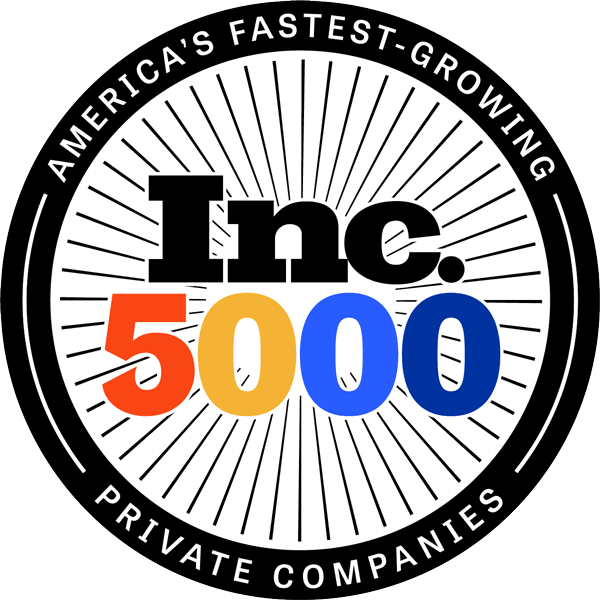 Inc. 5000 color medallion logo