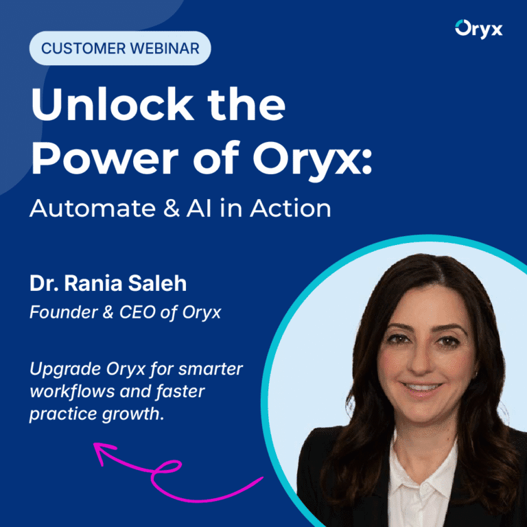 Oryx ‘Automate & AI in Action’ customer webinar promotion.