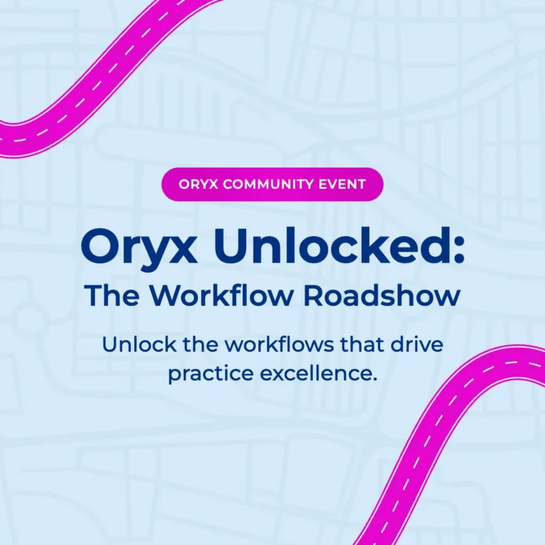 Oryx Unlocked: The Workflow Roadshow
