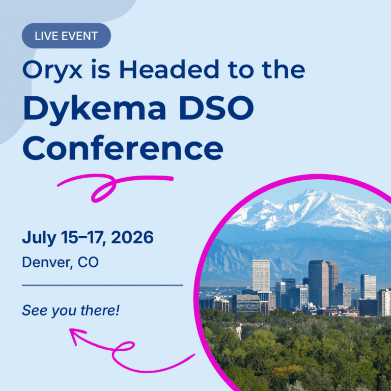 Oryx is headed to Dykema DSO Conference, July 15–17, 2026 in Denver, CO. See you there!