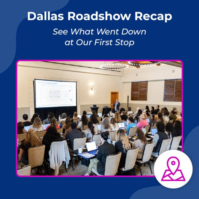 Dental team members attending the Oryx Workflow Roadshow in Dallas, Texas.
