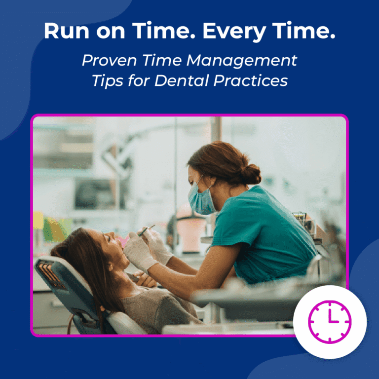 A dentist in scrubs and a mask performs a dental procedure on a patient reclined in a treatment chair.