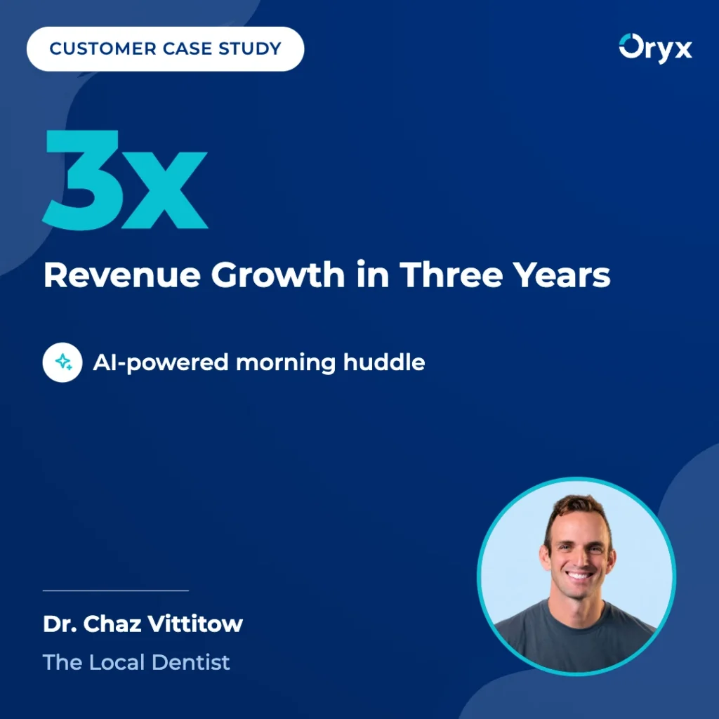 The Local Dentist: Growing to $3M in Revenue and Going Private Pay with Oryx’s SaaS and AI Features